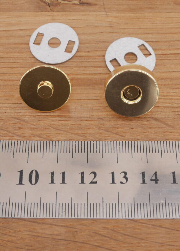 Top magnétique laiton diamètre 18mm – Image 2