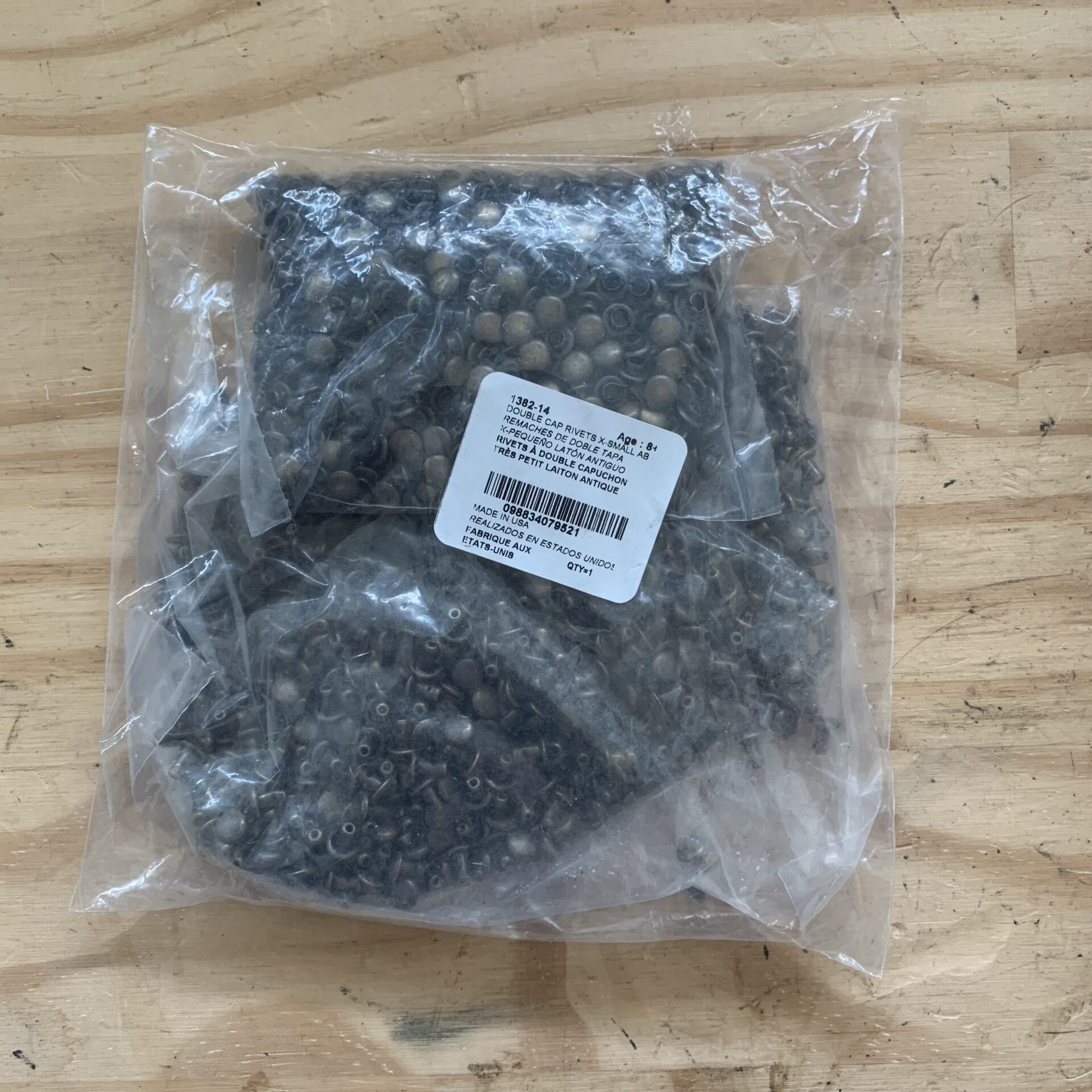 Rivet laiton vieilli pour cuir *1000 – Image 2