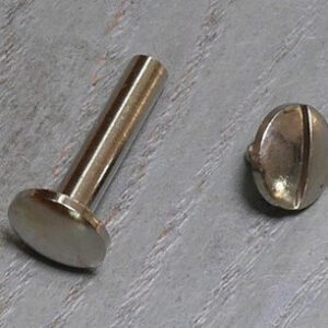 Vis à reliure nickel 20 mm*2