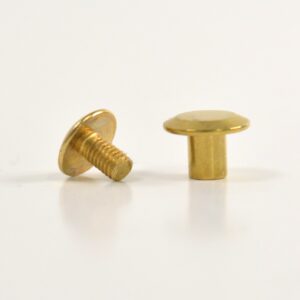 Vis chicago finition laiton 9mm