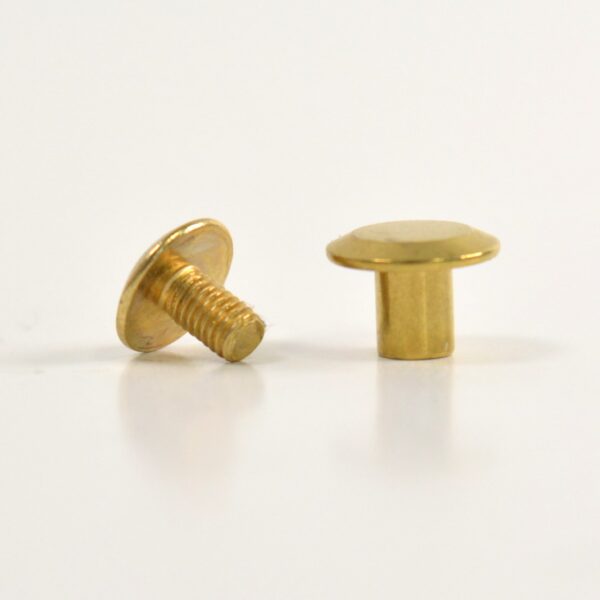 Vis chicago finition laiton 9mm