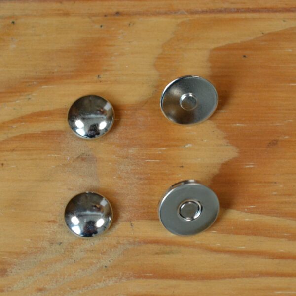 Top magnétique à riveter - 11 mm - Nickel - Tandy Leather