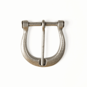 Boucle historique ovale Vieil argent – 25 mm