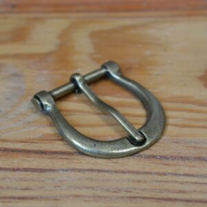 Boucle historique ovale Vieux laiton – 25 mm