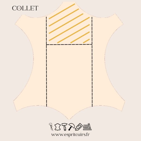 Collet tannage végétal naturel - Pykara - 2/2.5 mm – Image 3