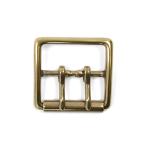 Boucle à passant double ardillon – Vieux laiton – 40 mm – MB0910RDA