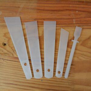 Lot de pinceaux à colle contact en plastique