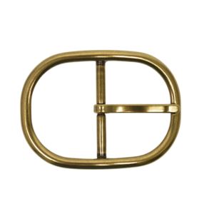 Boucle à passant – Vieux laiton brillant – 40 mm – GX2418D