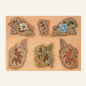 Calque pour le transfert de motifs – Design de coin #1