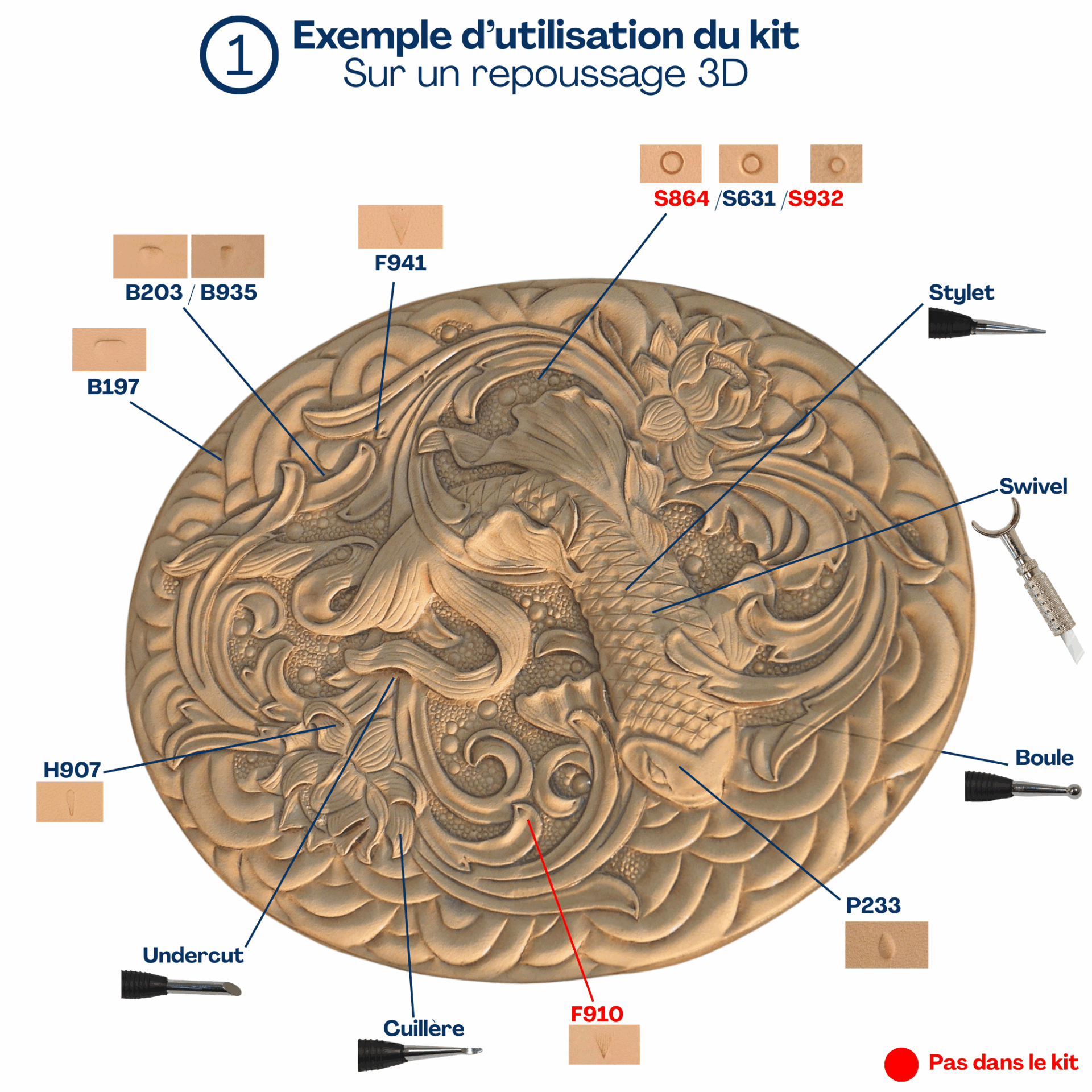 Kit repoussage - Eden Esprit Cuir – Image 3