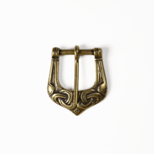 Boucle viking “art noué” – Vieux laiton – 18 mm