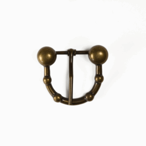 Boucle vagote – Vieux laiton – 40 mm