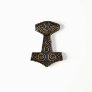 Pendentif Marteau de Thor – Vieux laiton