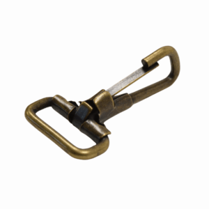 Mousqueton à ressort – Vieux Laiton – 11460