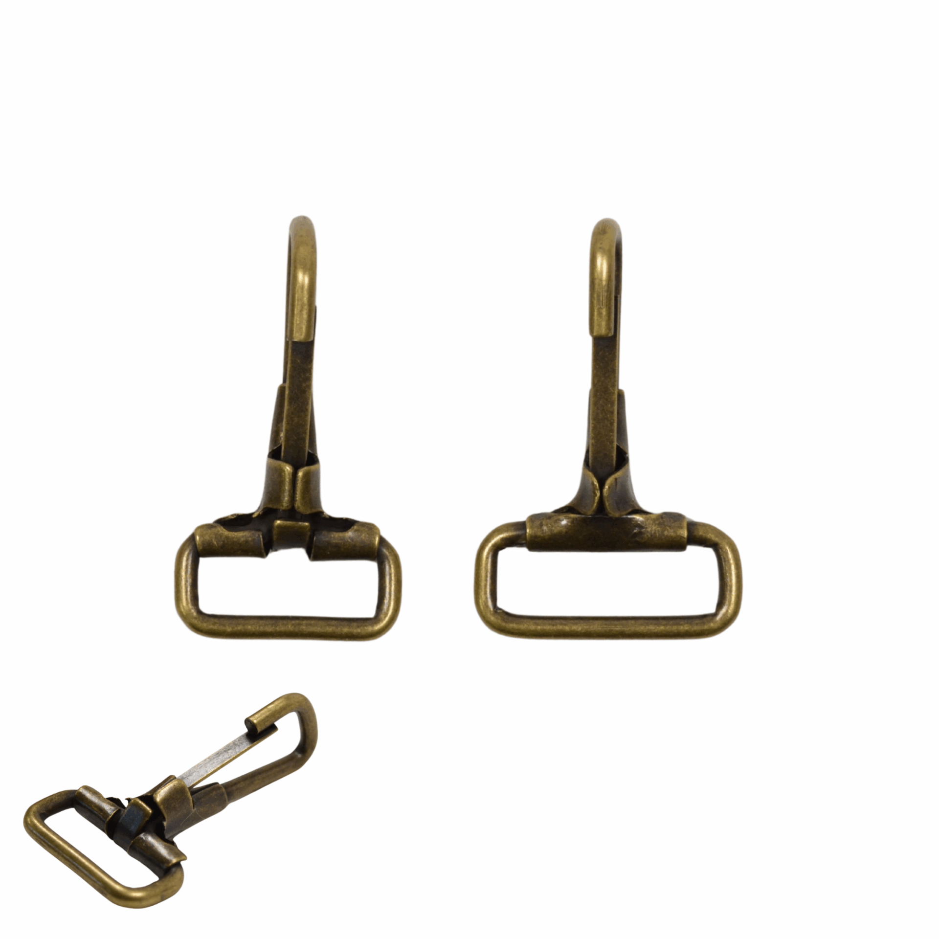 Mousqueton à ressort - Vieux Laiton - 11460 – Image 2