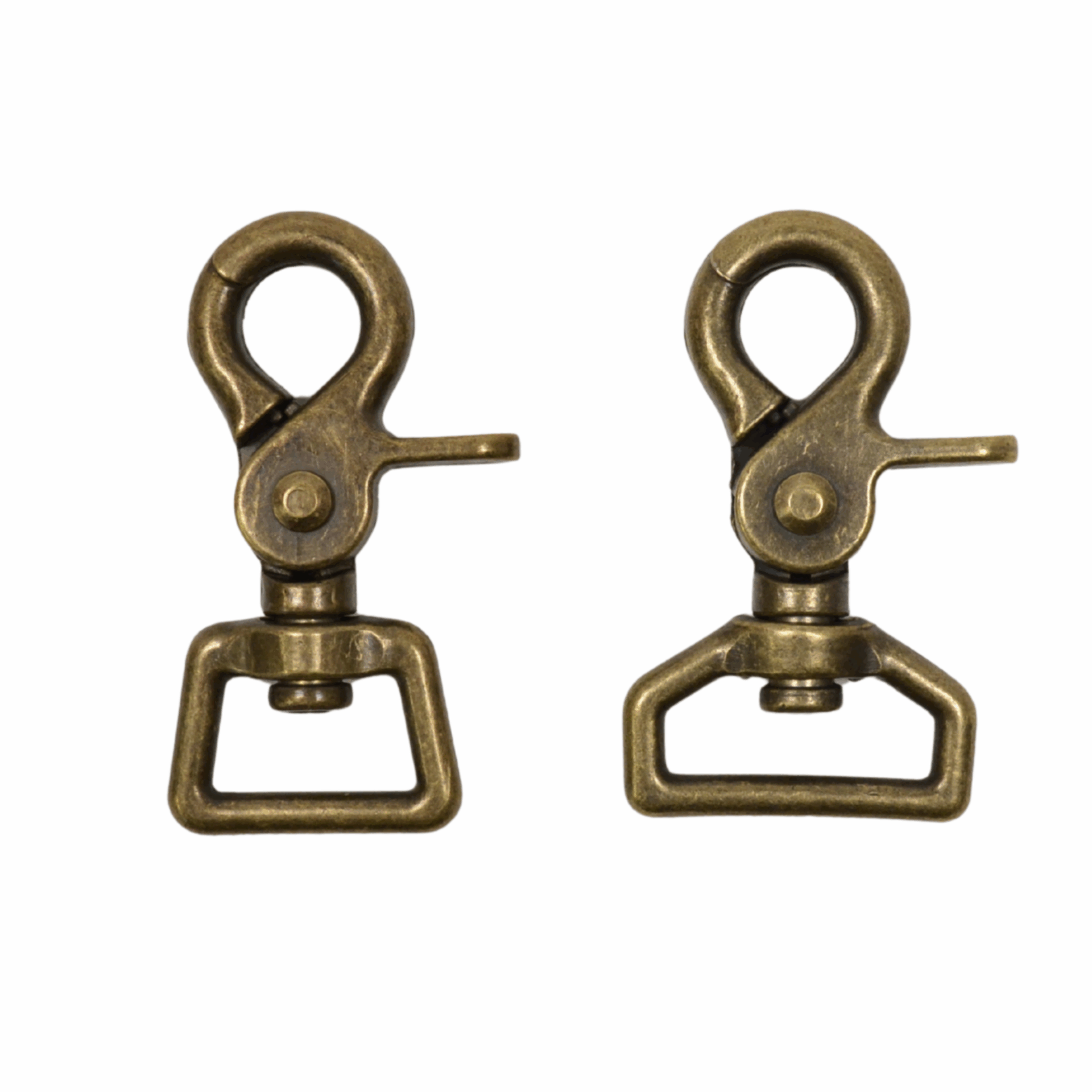 Mousqueton - Vieux Laiton - 1154