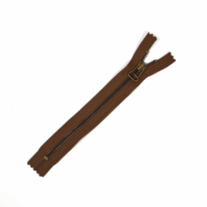 [FIN DE SÉRIE] Lot Fermetures à glissières – Marron 19 cm