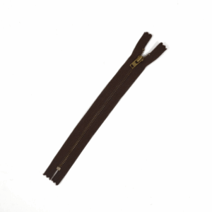 [FIN DE SÉRIE] Lot Fermetures à glissières – Marron 20 cm