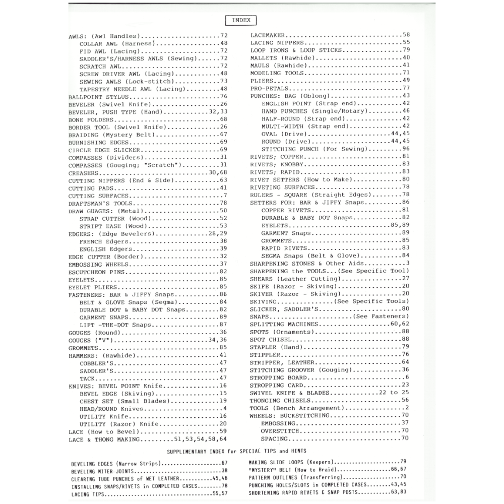 Livre "Leathercraft Tools" - Al Stohlman - Tandy Leather - 61960 – Image 3