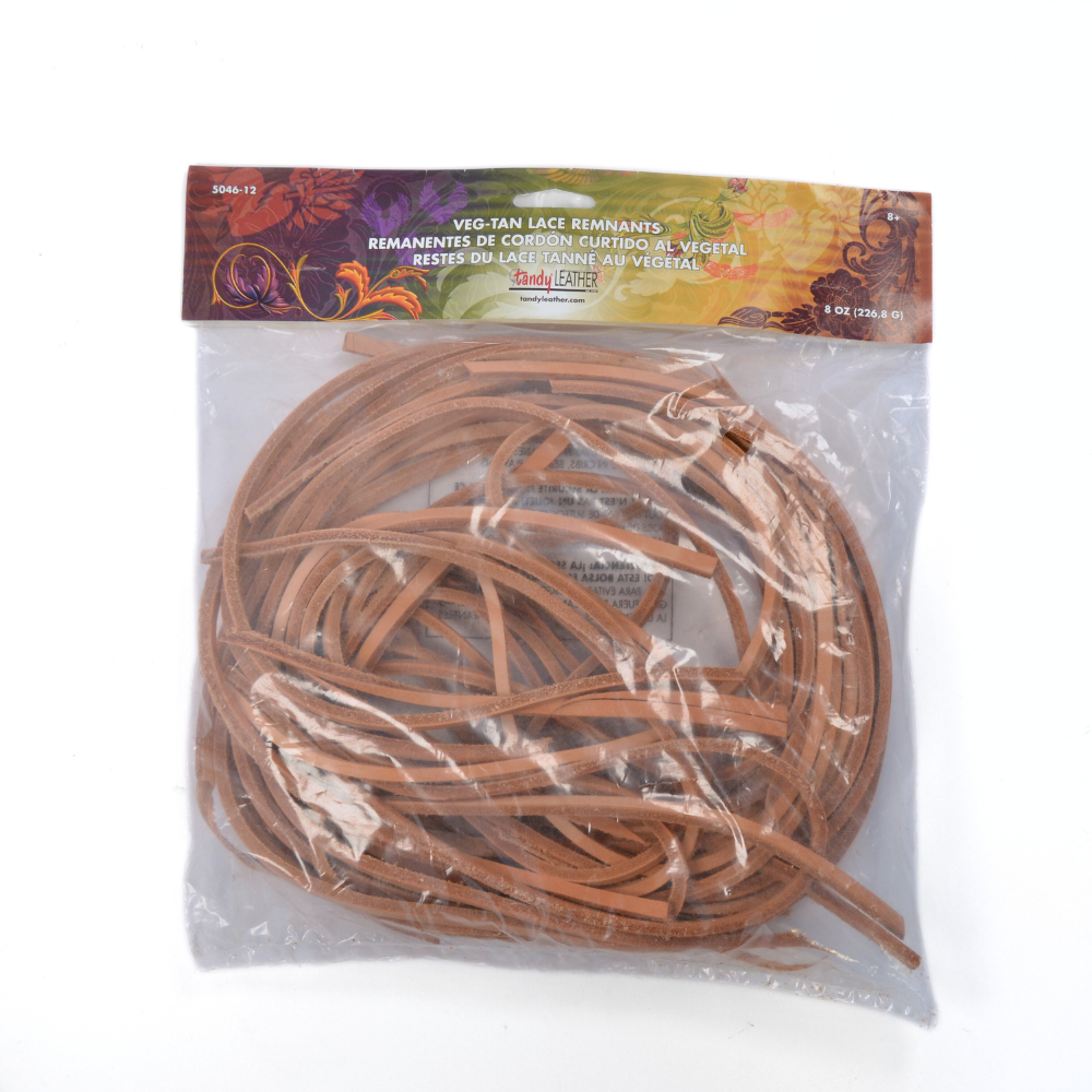 Chutes de cuir - Lacets - Tannage végétal - 226g – Image 2