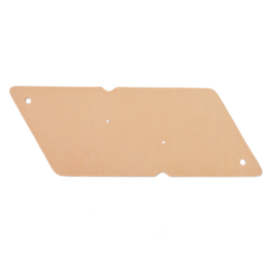 Découpe de porte-monnaie triangle – Tannage végétal