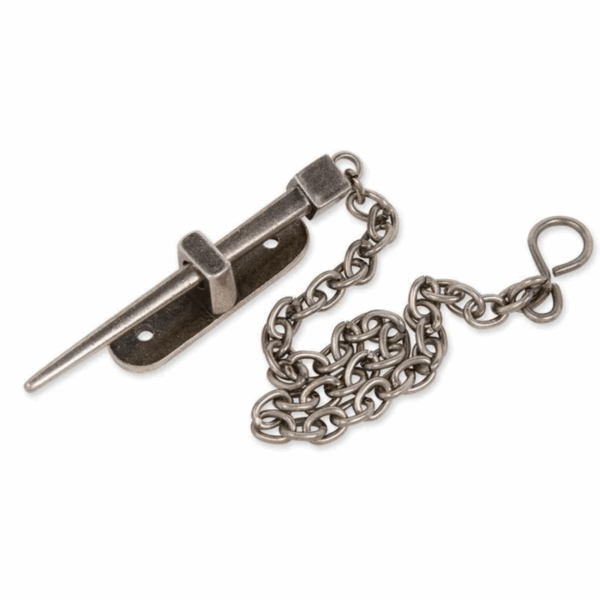 Fermoir broche vieil argent