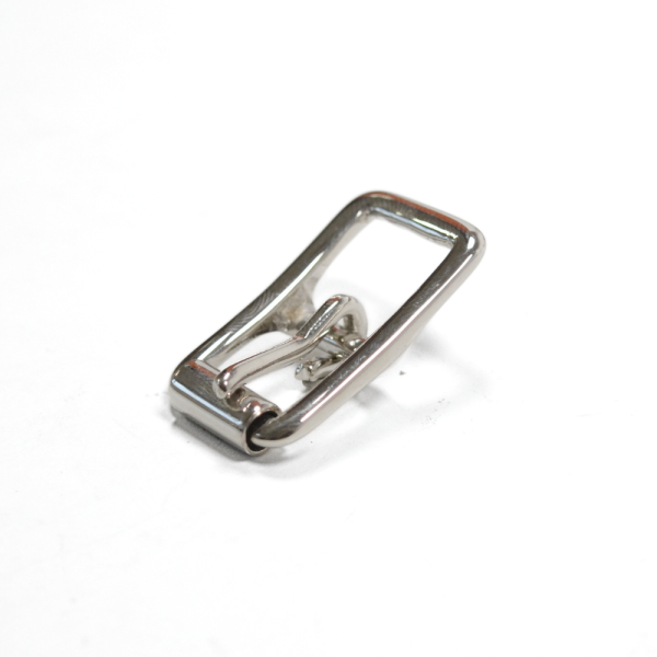 Boucle à rouleau et passant – Nickel – 12 mm – 1509