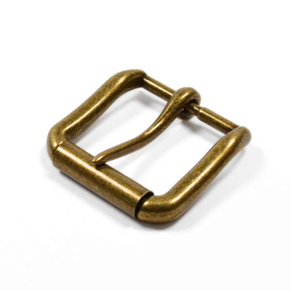 Boucle à rouleau – Vieux laiton – 35 mm – 1642-09