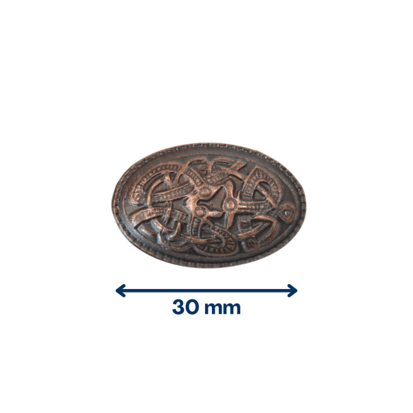 Oval de Midgard vieux cuivre