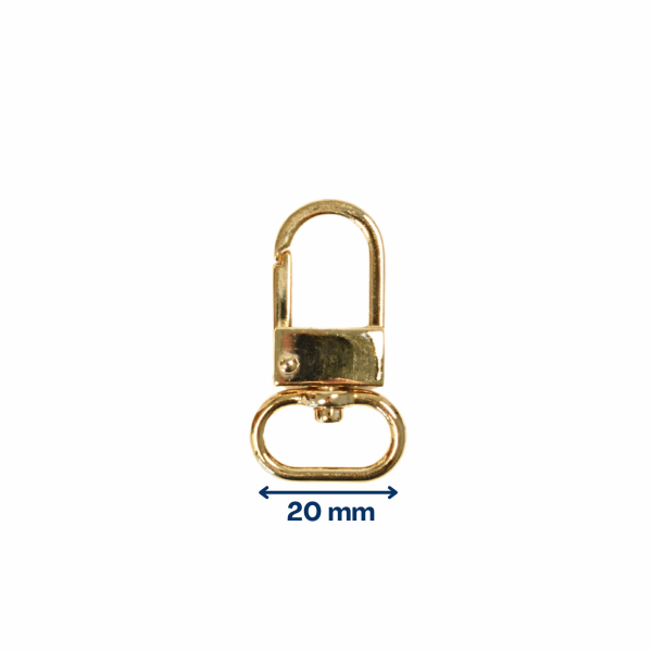 Mousqueton laiton cadena 20 mm