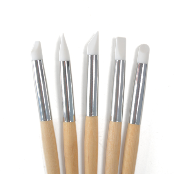 Lot de 5 pinceaux à colle contact – Silicone