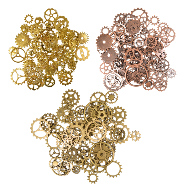 Accessoire pour cuir - engrenage steampunk 