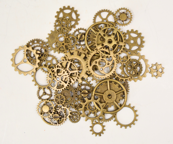 Accessoire pour cuir - engrenage steampunk