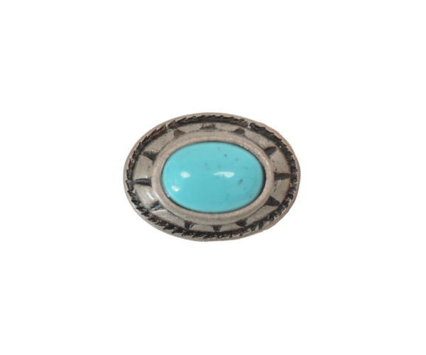 Oval navarro turquoise