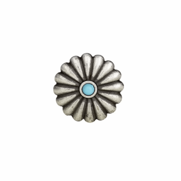 Concho turquoise 25 mm
