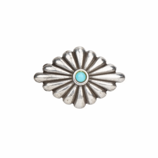 Concho turquoise diamant