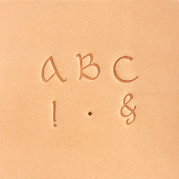 Coffret de matoirs – Alphabet féérique – 12,7 mm – 8151-00 – Tandy Leather