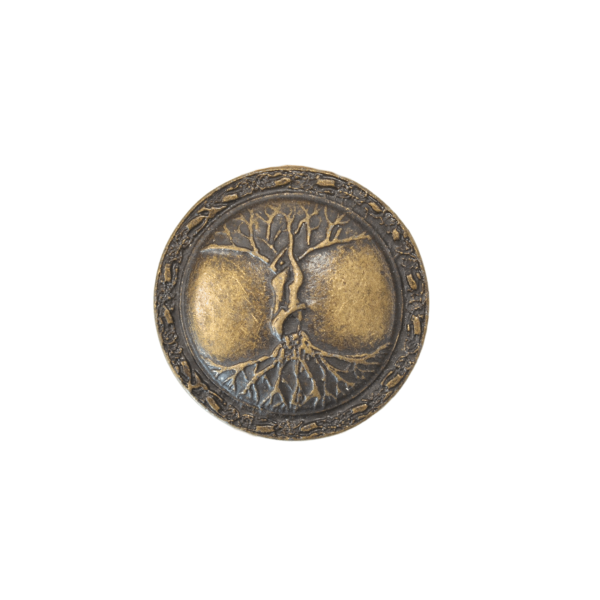 Arbre celtic vieux laiton 38 mm
