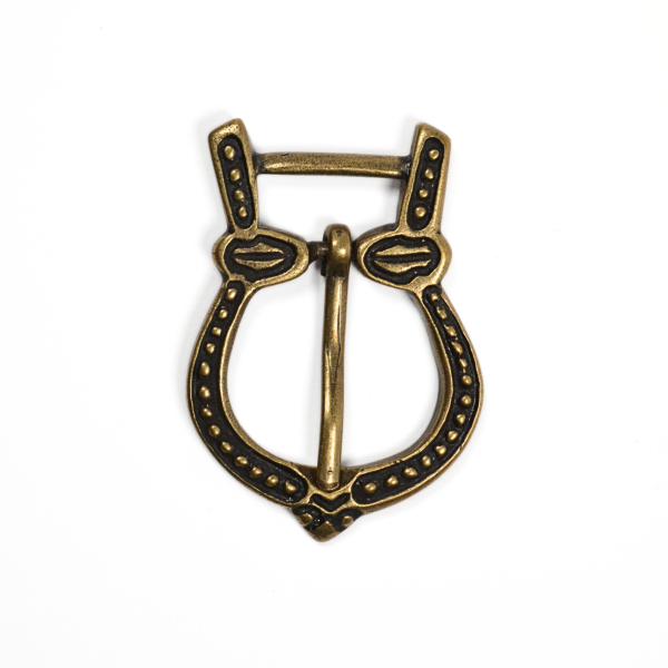 Boucle à passant – Viking – Vieux laiton – 20 mm