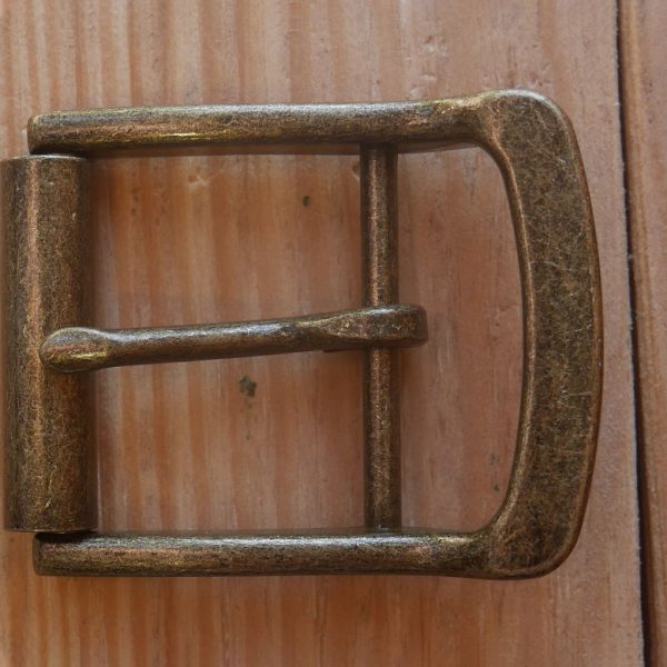 Boucle Dunham à rouleau laiton vieilli 38 mm