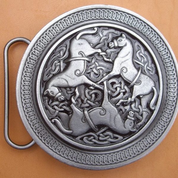 Boucle celtic horse noir