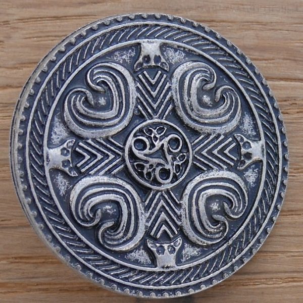 Bouclier celtique argent