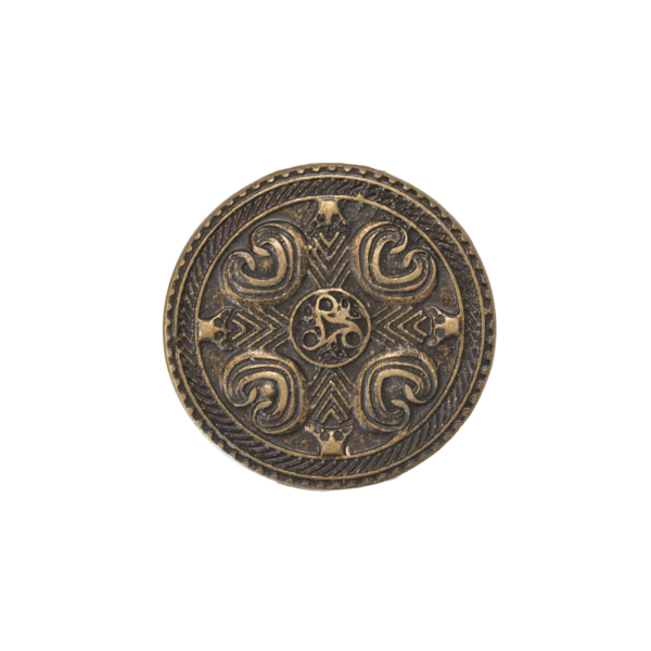 Bouclier celtique laiton vieilli