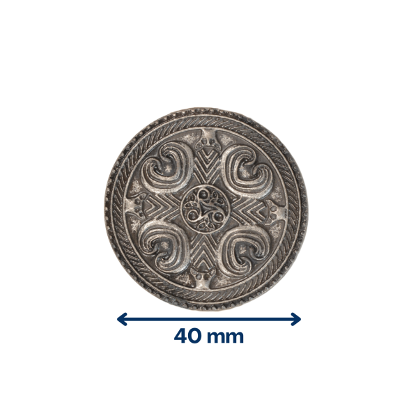 Bouclier celtique argent