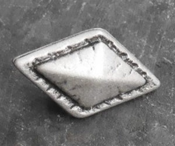 Concho-losange-vieil-argent