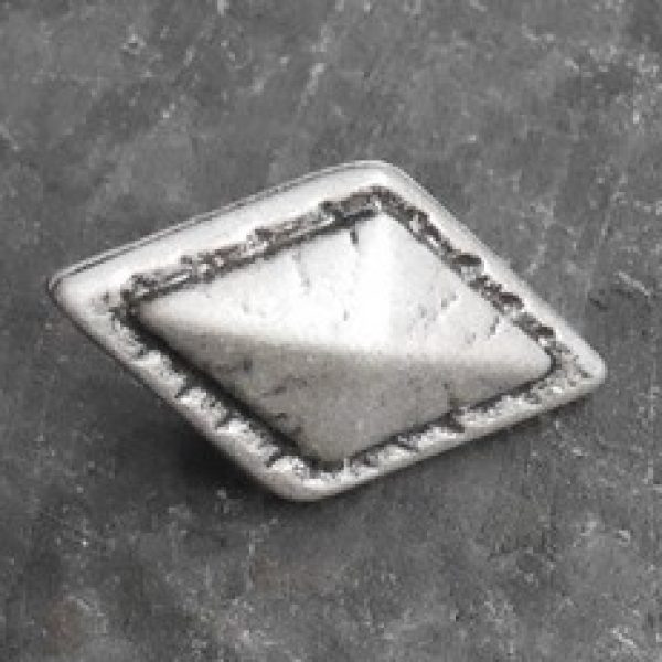 Concho losange vieil argent