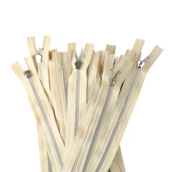 [FIN DE SÉRIE] Lot Fermetures à glissières – Beige 29 cm