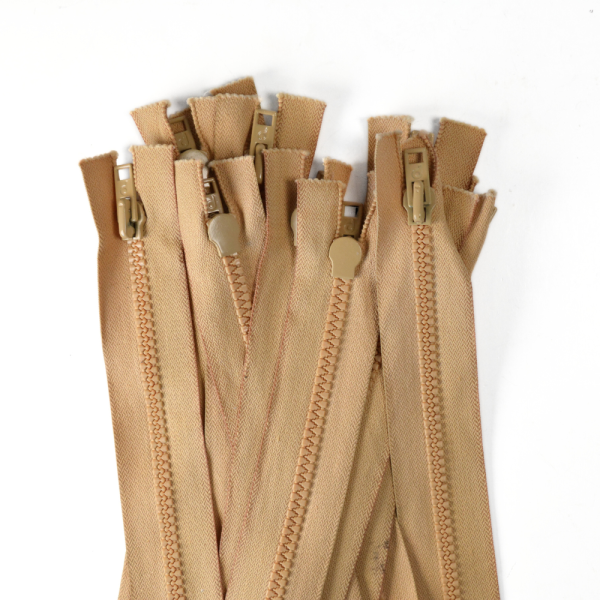 [FIN DE SÉRIE] Lot Fermetures à glissières – Beige 20 cm