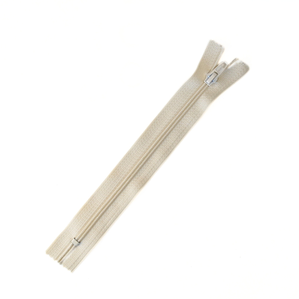 [FIN DE SÉRIE] Lot Fermetures à glissières – Beige 18 cm