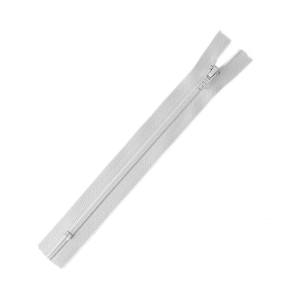 [FIN DE SÉRIE] Lot Fermetures à glissières – Blanche 15 cm